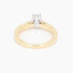 Classic Two Tone Neil Lane Engagement Ring R12732