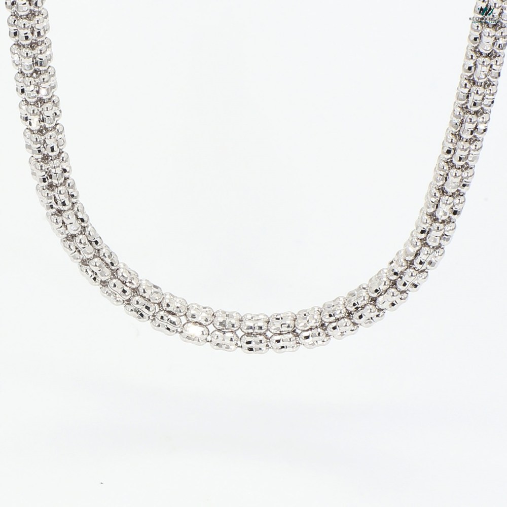14K Diamond Cut Ice Chain Necklace| Length 24"| Width 3.91 MM - N81122B