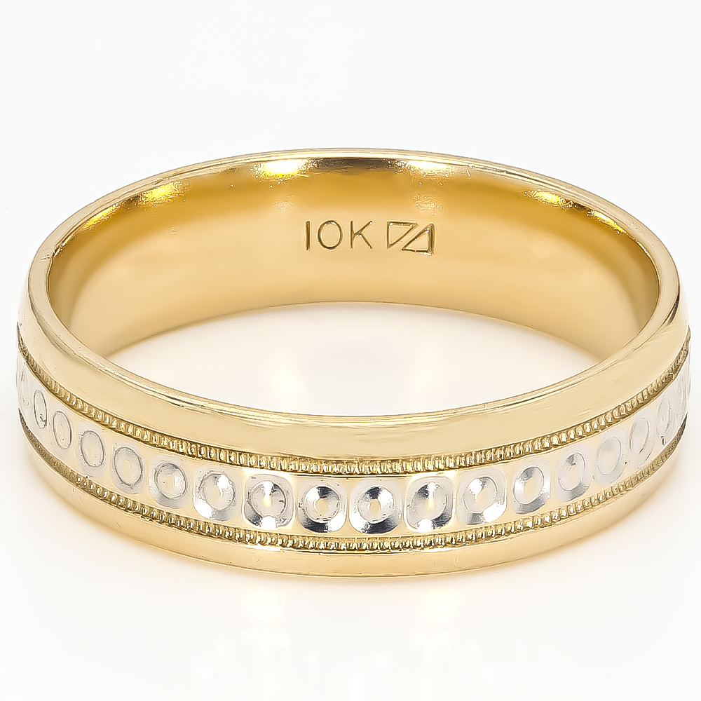 10K Gold Band| 5.28 Grams| Size 10"- R91622A